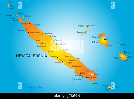 Mapas de Nueva Caledonia